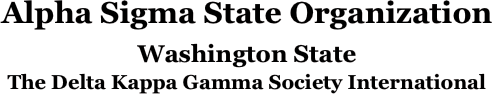 Alpha Sigma State Organization
